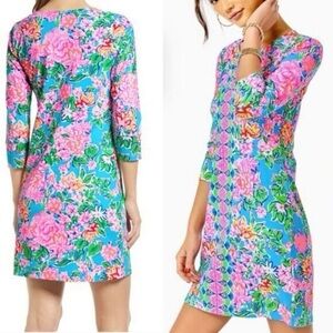 Lilly Pulitzer UPF 50+ Nadine Dress Multi Rose to the Occasion